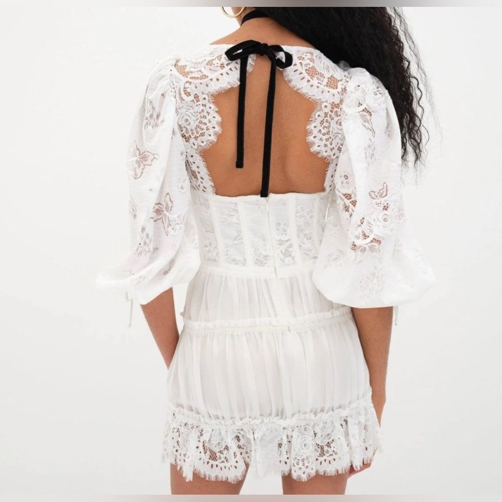 NWT FOR LOVE & LEMONS Ellis Mini Dress Size Small - Picture 5 of 13